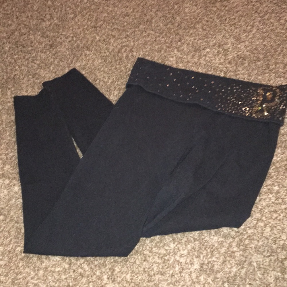 Pink VS yoga skinny leg pants